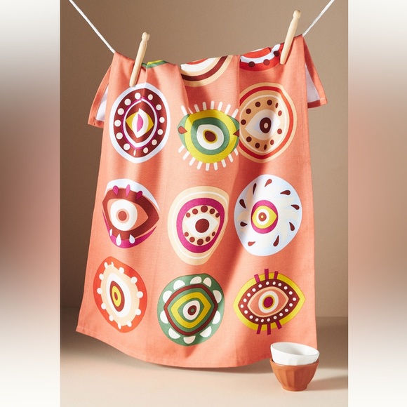 Anthropologie Other - New, Anthro Evil Eye Dish Towel